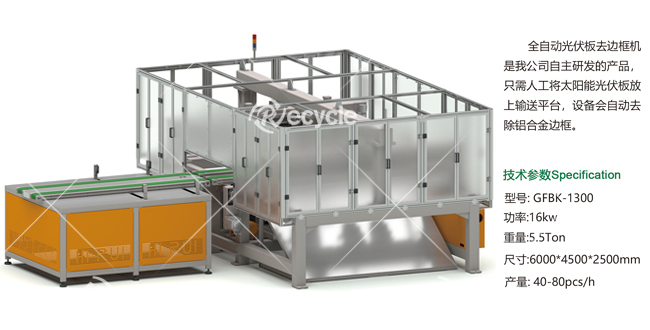 光伏板去邊框機(jī)